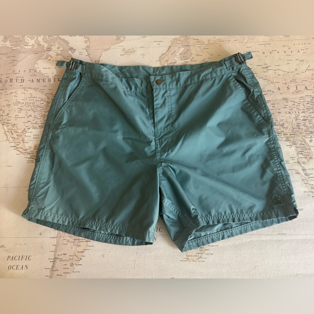 DANDY DEL MAR THE MALLORCA SWIM-WALK SHORTS -TEMPEST BLUE Size 36 - Picture 2 of 12